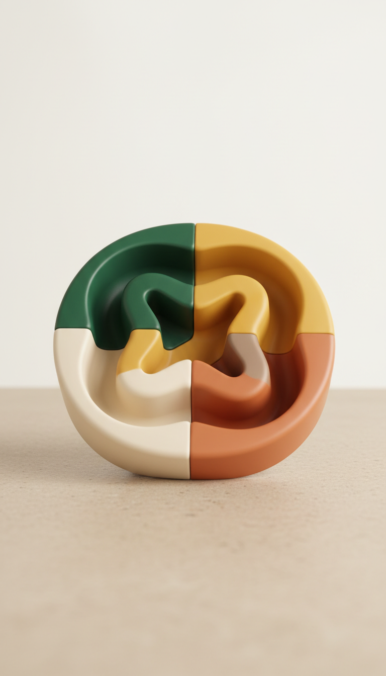 Puzzle bowl for slow feeding play
